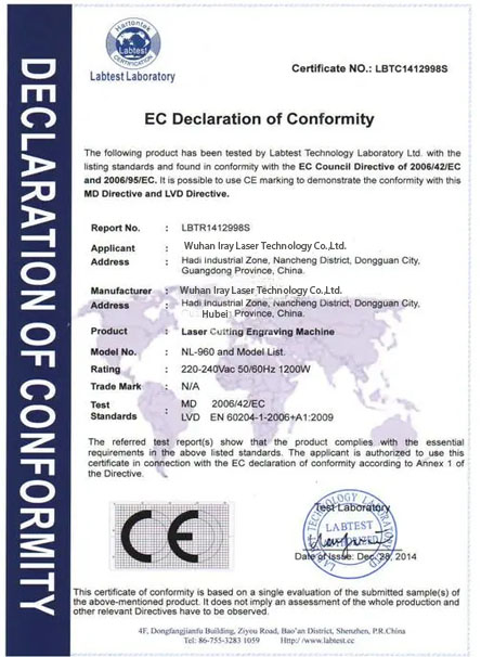 CE certificate