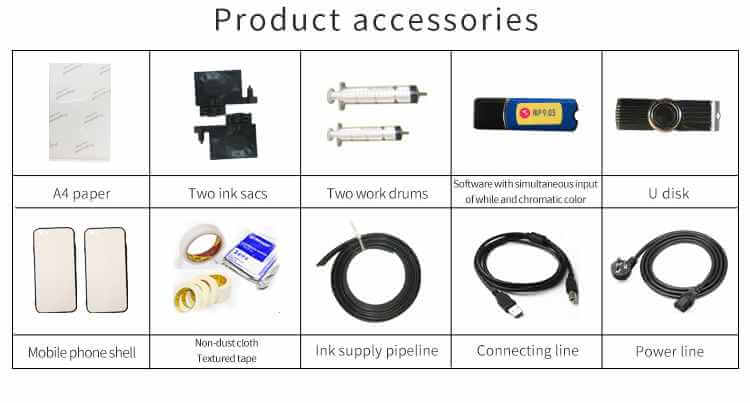 accessories in packages